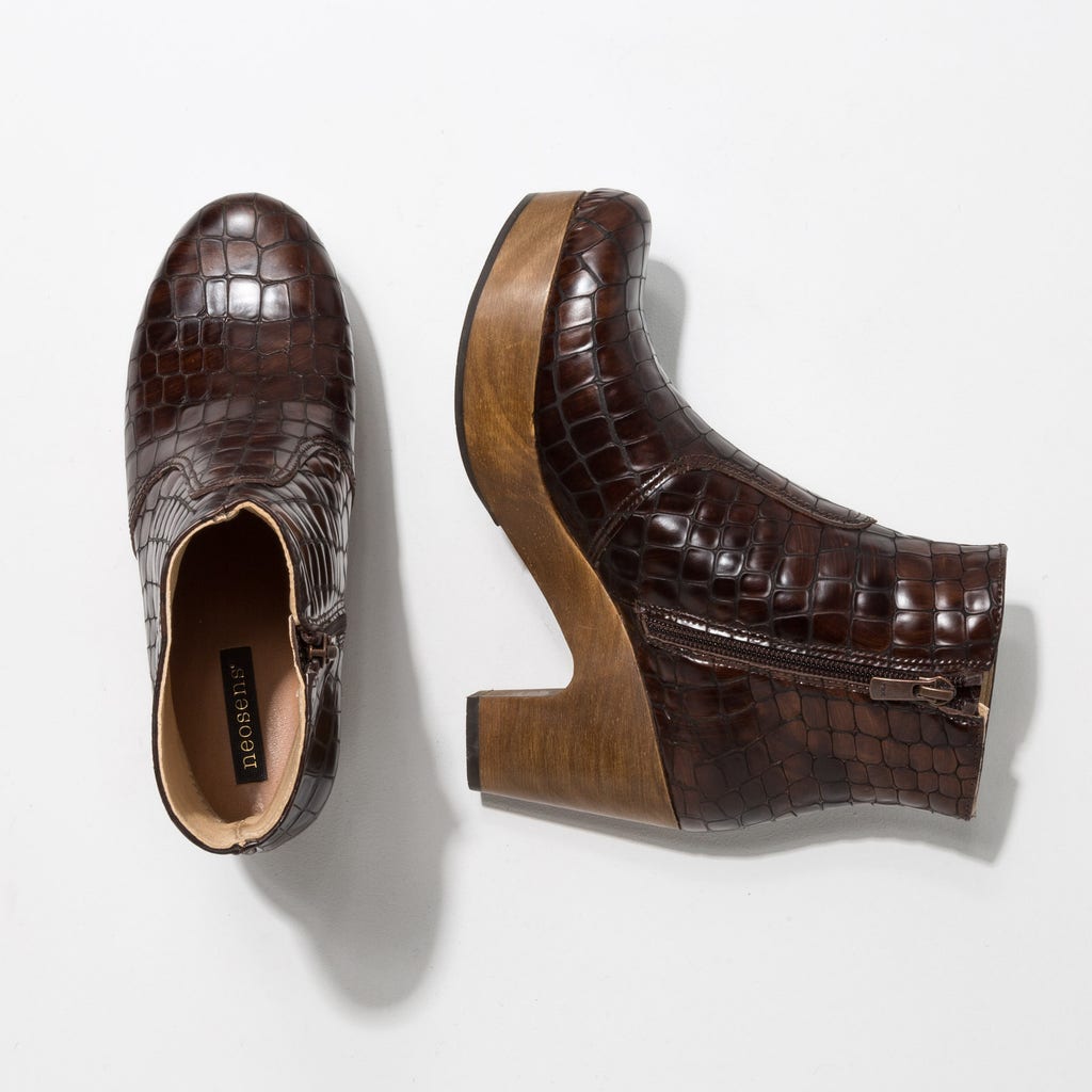 Neosens S3260F FANTASY ALLIGATOR WAX BROWN/ ST.LAURENT