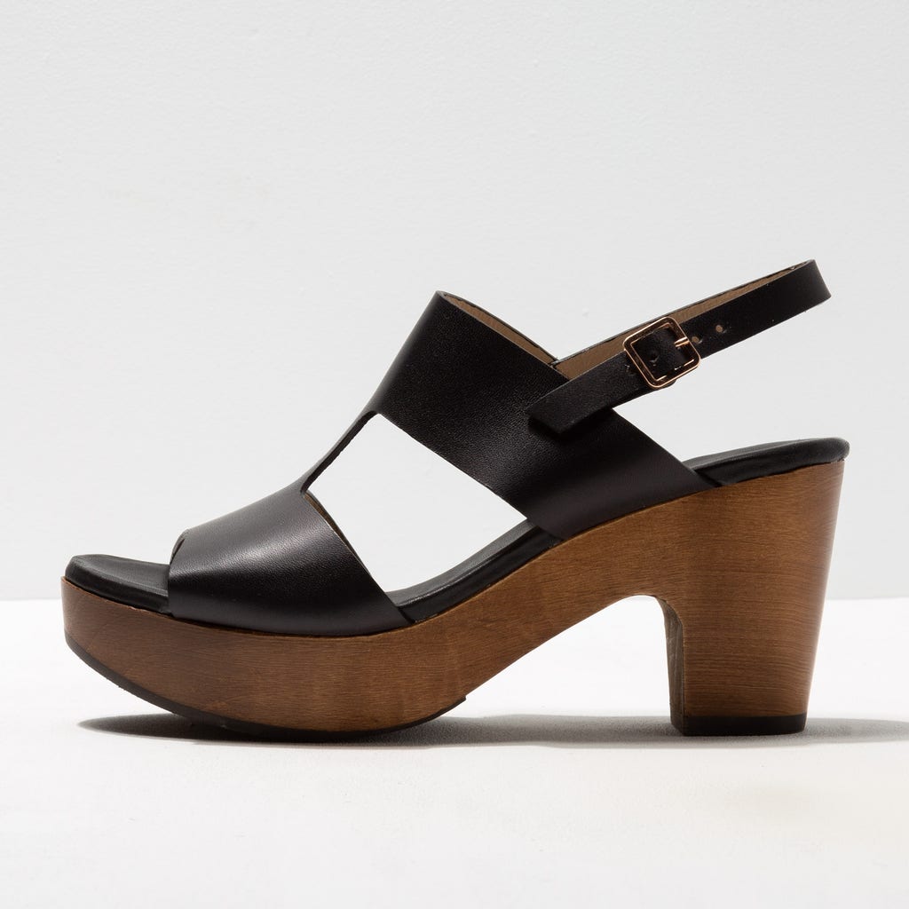 neosens S3270 RESTORED SKIN EBONY/ ST.LAURENT SANDAL