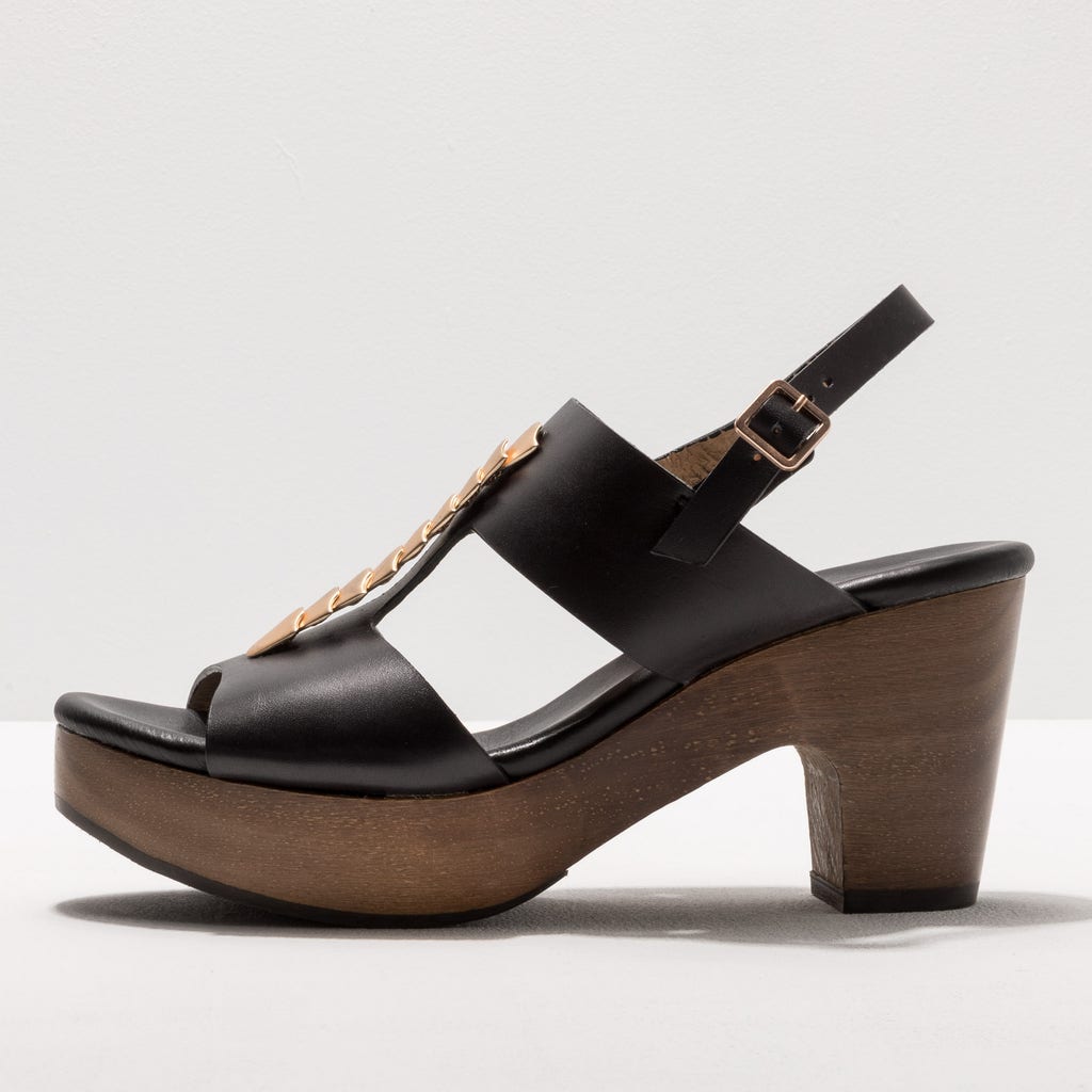 neosens S3270A RESTORED SKIN EBONY/ ST.LAURENT SANDAL