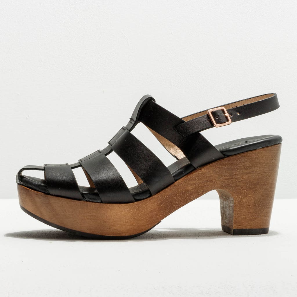 neosens S3271 RESTORED SKIN EBONY/ ST.LAURENT SANDAL