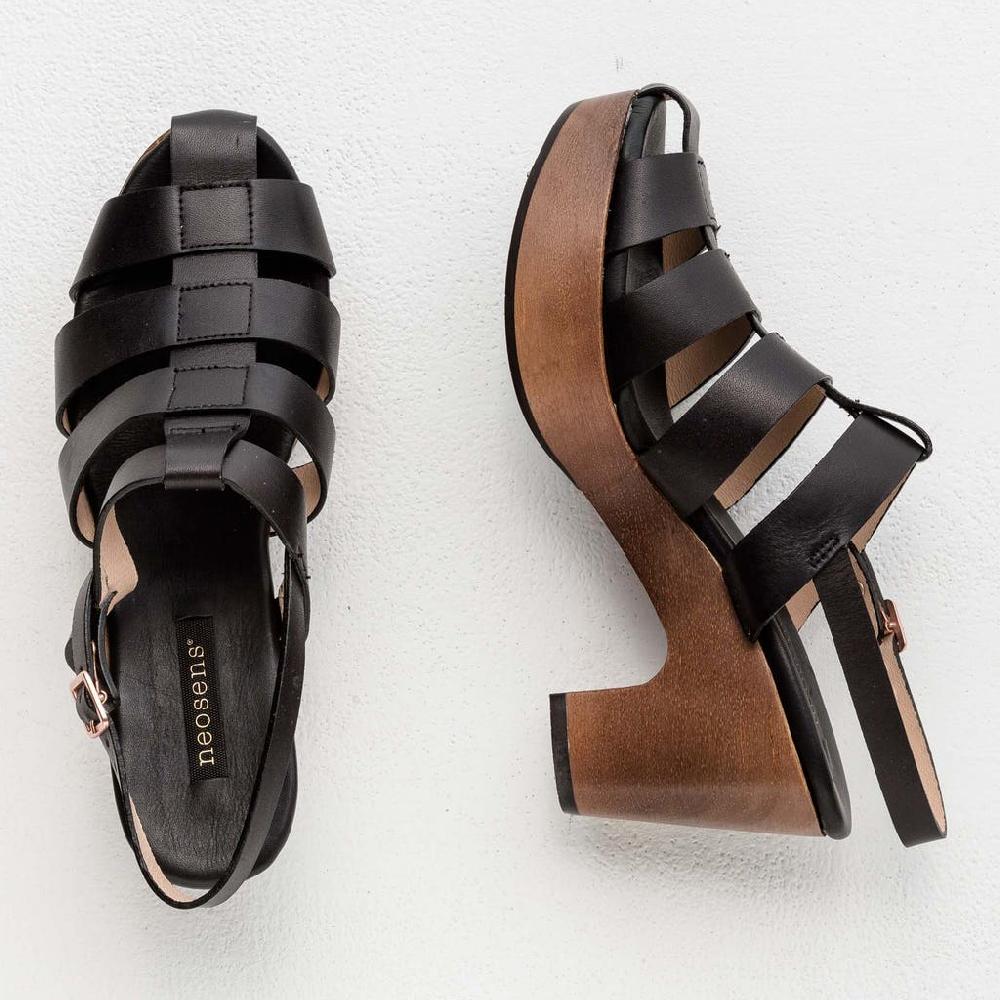 Neosens S3271 RESTORED SKIN EBONY/ ST.LAURENT SANDAL