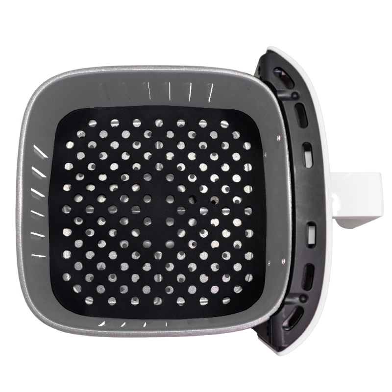 Nerthus Kitchenware Bandeja Base Cuadrada Perforada Reutilizable De Silicona Para Freidora De Aire