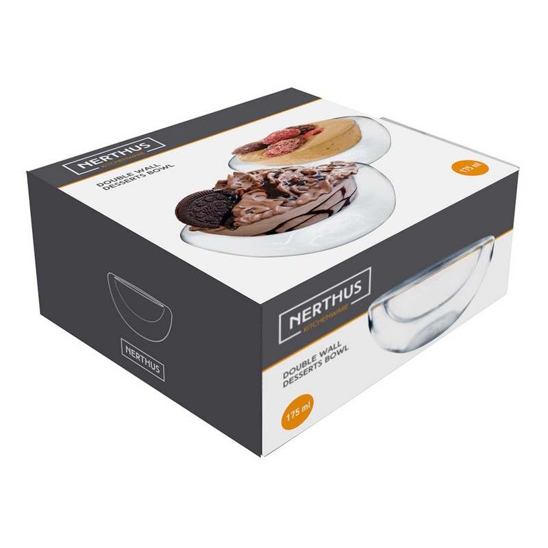 Nerthus Kitchenware Bol Helados 175 Ml Doble Pared Ideal Para Postres