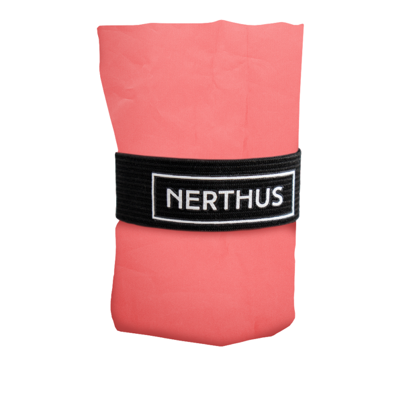 Nerthus Kitchenware Bolsa De Compra Plegable Con Cierre Elástico Roja