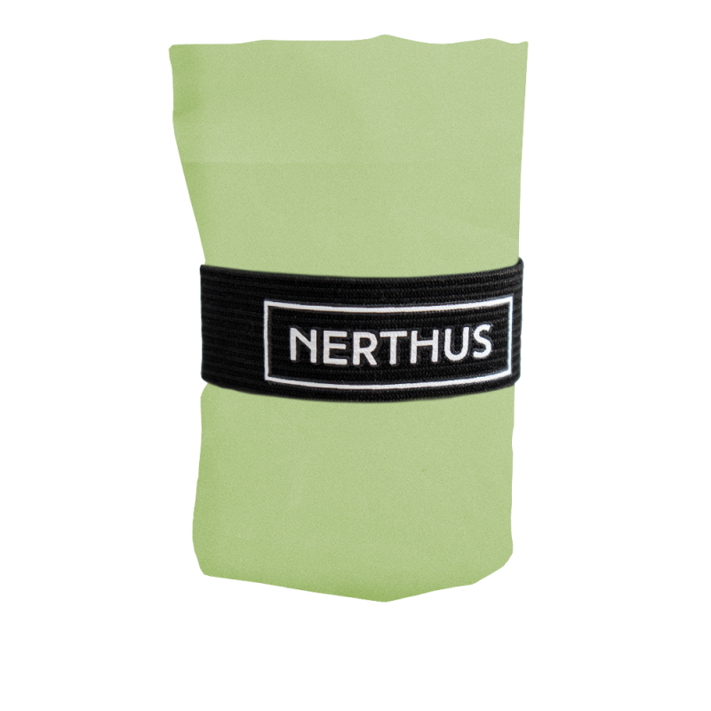Nerthus Kitchenware Bolsa De Compra Plegable Con Cierre Elástico Verde