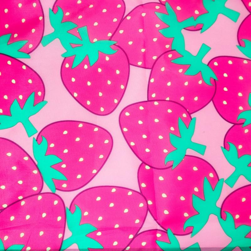 Nerthus Kitchenware Bolsa De La Compra Plegable. Plástico 100% Reciclado Fresas