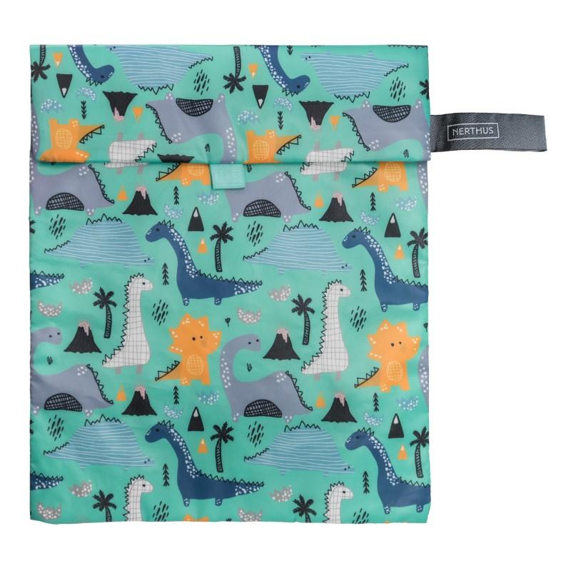 nerthus kitchenware Bolsa isotermica reutilizable para el almuerzo Dinosaurios