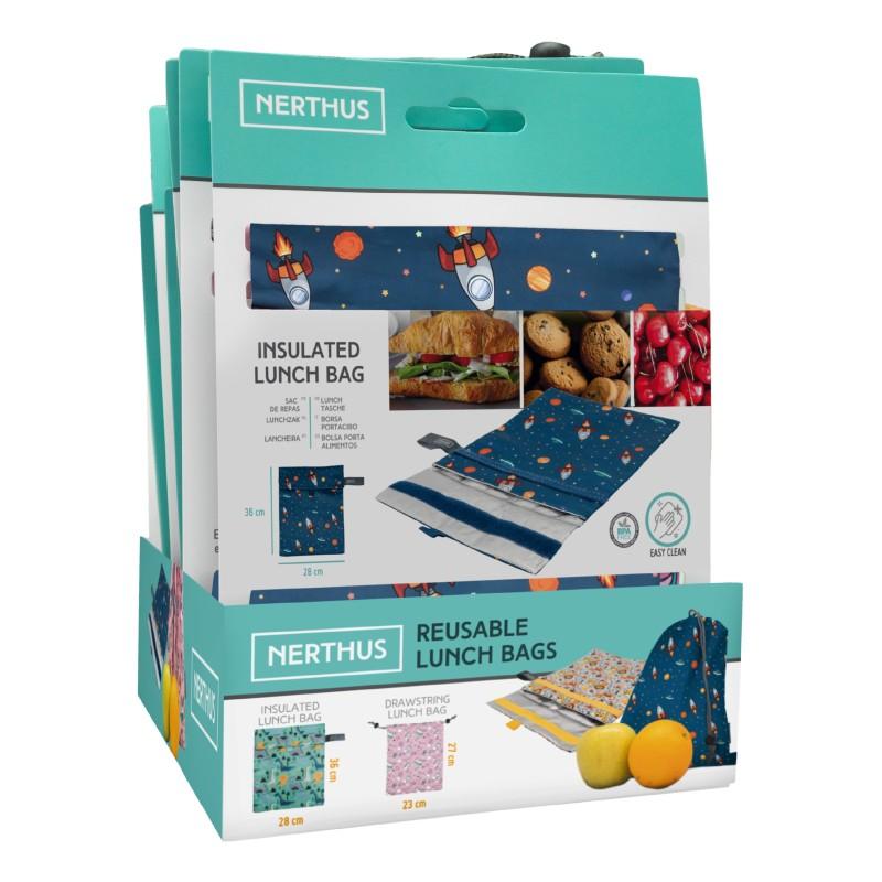 Nerthus Kitchenware Bolsa Isotermica Reutilizable Para El Almuerzo Espacio