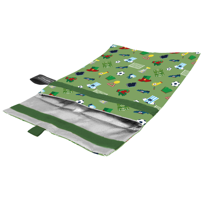 nerthus kitchenware Bolsa isotermica reutilizable para el almuerzo Futbol
