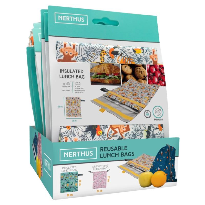Nerthus Kitchenware Bolsa Isotermica Reutilizable Para El Almuerzo Leones