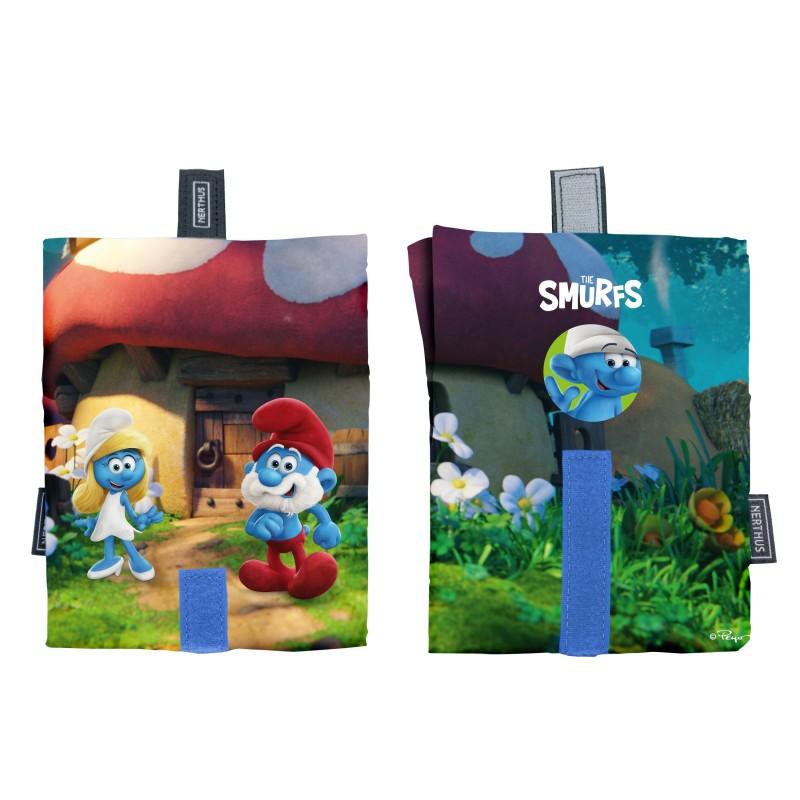 nerthus kitchenware Bolsa para Sandwich Reutilizable Pitufos 3D