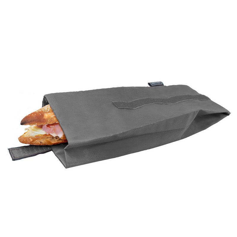 nerthus kitchenware Bolsa Reutilizable para Bocadillo Gris