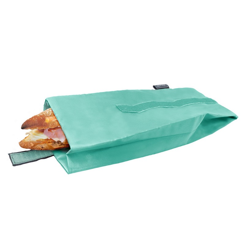 nerthus kitchenware Bolsa Reutilizable para Bocadillo Turquesa