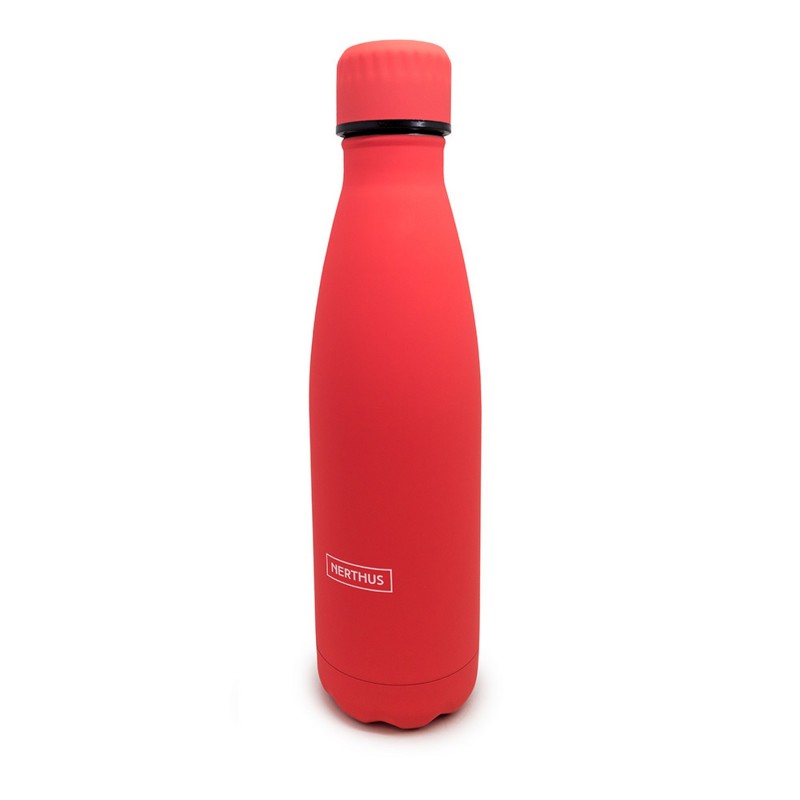 Nerthus Kitchenware Botella De Doble Pared De Acero Inoxidable - 500 Ml Coral