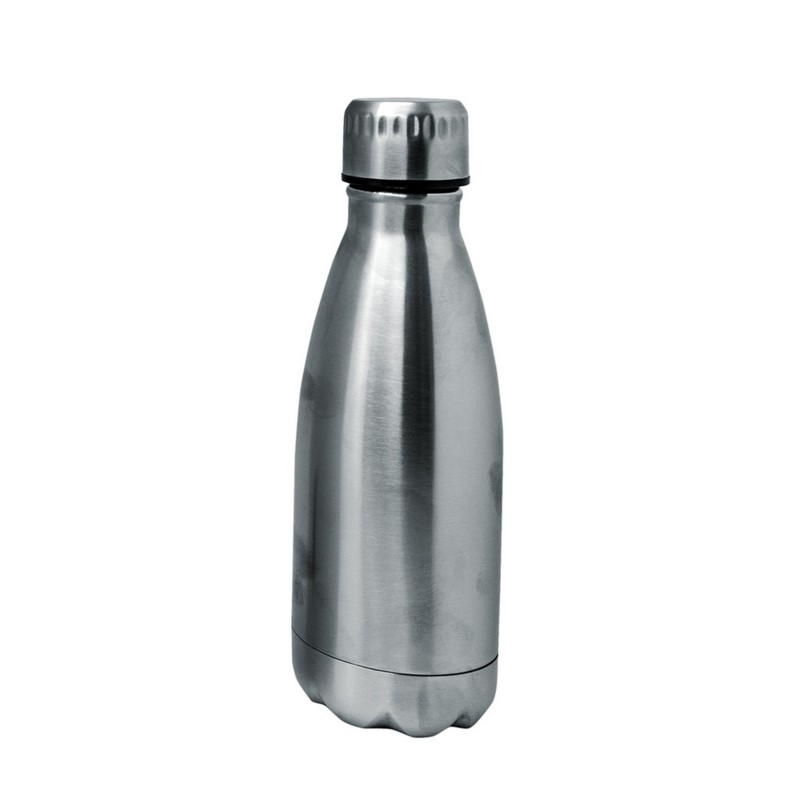 nerthus kitchenware Botellas de Doble Pared de Acero inoxidable - 350 ml Inox