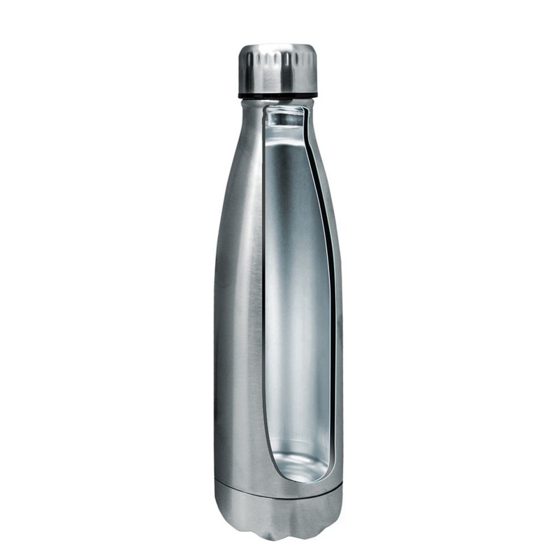 Nerthus Kitchenware Botellas De Doble Pared De Acero Inoxidable - 500 Ml Inox