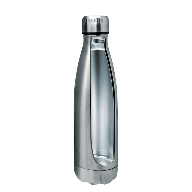 Nerthus Kitchenware Botellas De Doble Pared De Acero Inoxidable - 500 Ml Inox