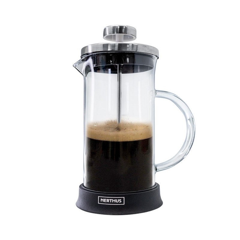 Nerthus Kitchenware Cafetera Francesa De Cristal 350ml