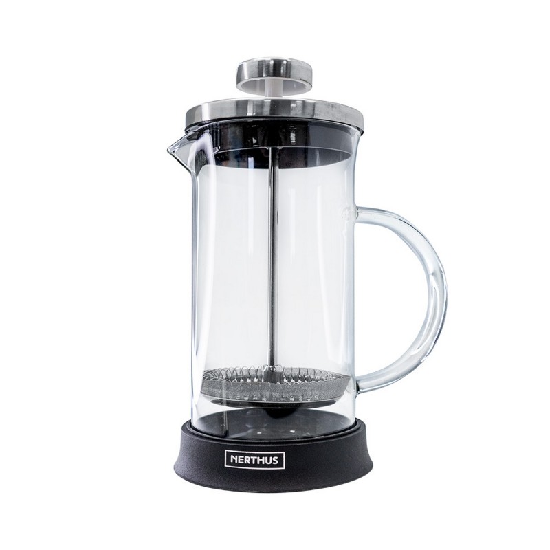 nerthus kitchenware Cafetera Francesa de Cristal 350ml