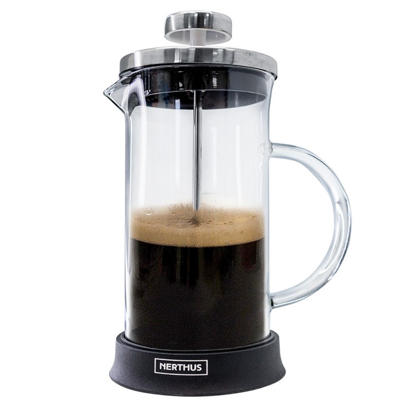 Nerthus Kitchenware Cafetera Francesa De Cristal 600ml
