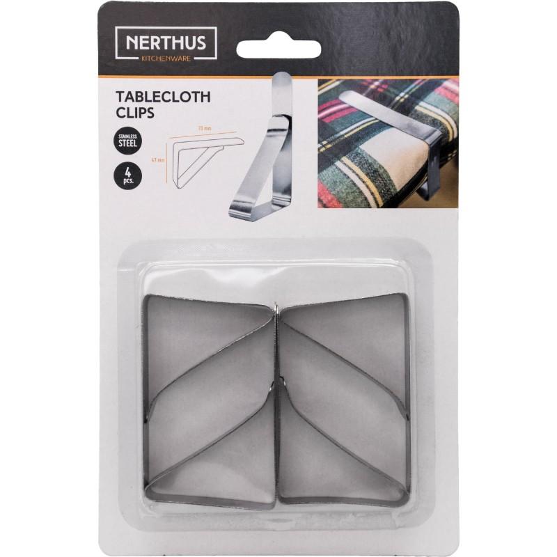 Nerthus Kitchenware Clip Para Mantel De Acero Inoxidable Mesa Ajustable