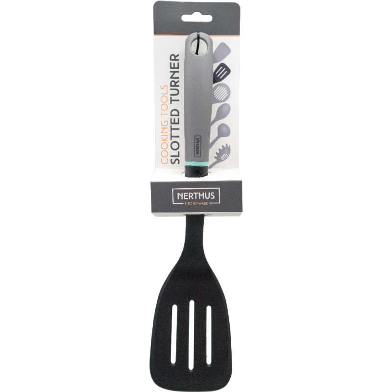 Nerthus Kitchenware Espátula Ranurada Antiadherente Sin BPA