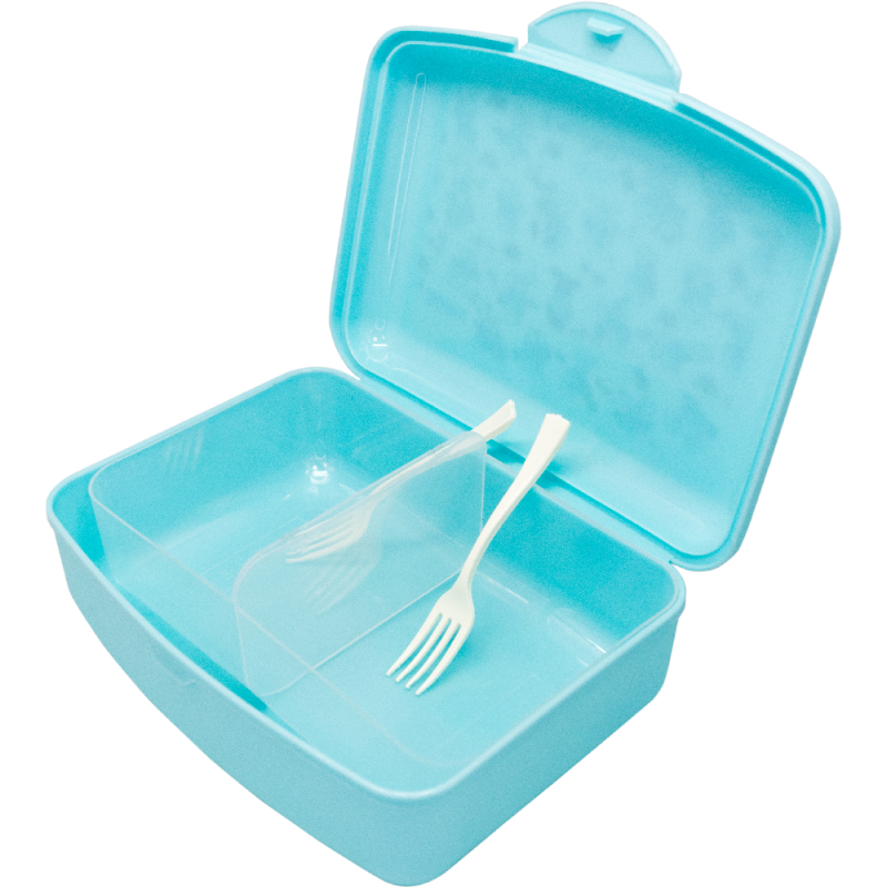 Nerthus Kitchenware Fiambrera Infantil Coches Con 2 Divisores Y Tenedor Coches