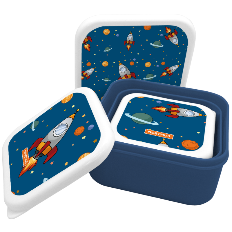 Nerthus Kitchenware Fiambreras Apilables Para Niños Espacio
