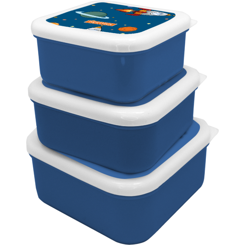 Nerthus Kitchenware Fiambreras Apilables Para Niños Espacio