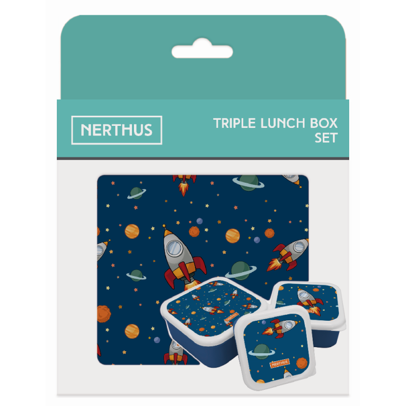 Nerthus Kitchenware Fiambreras Apilables Para Niños Espacio