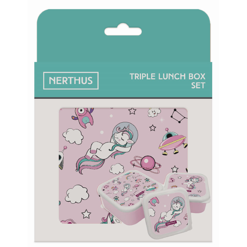 Nerthus Kitchenware Fiambreras Apilables Para Niños Futbol