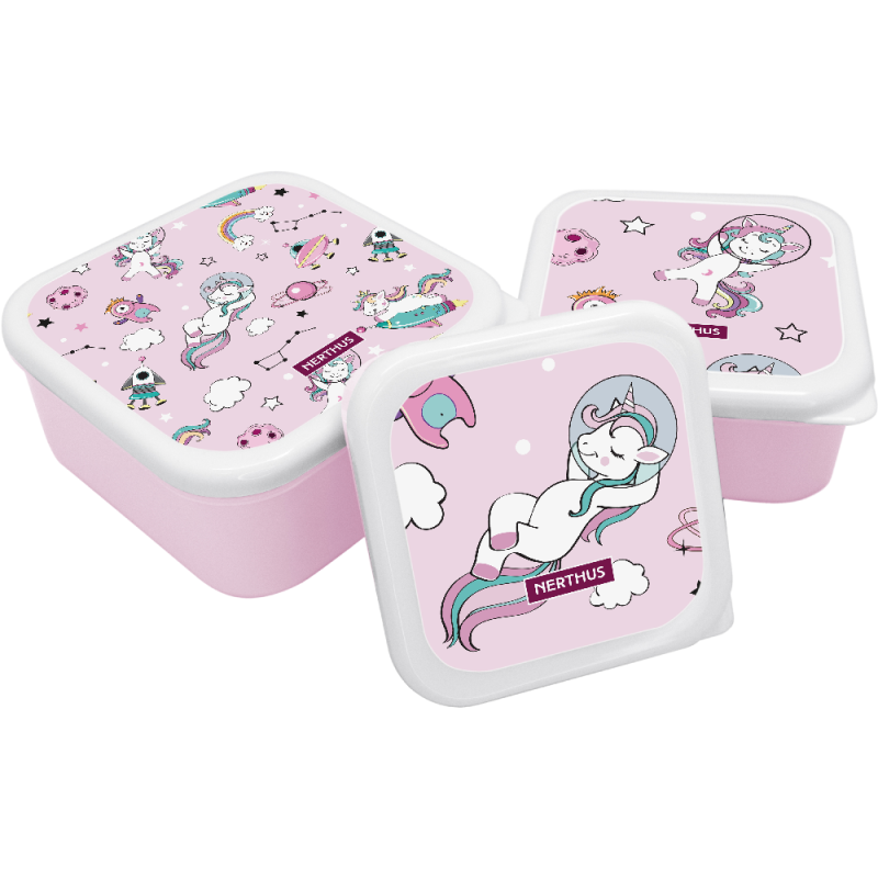 nerthus kitchenware Fiambreras Apilables para Niños Futbol