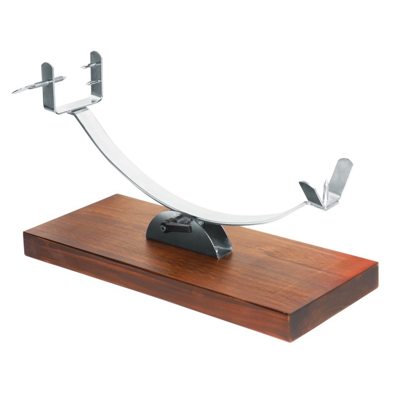 nerthus kitchenware Jamonero Giratorio con Cabezal Fijo y Base Ajustable