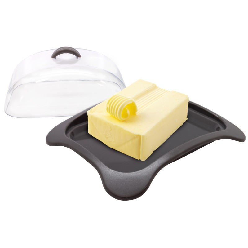 Nerthus Kitchenware Mantequera Con Tapa Transparente