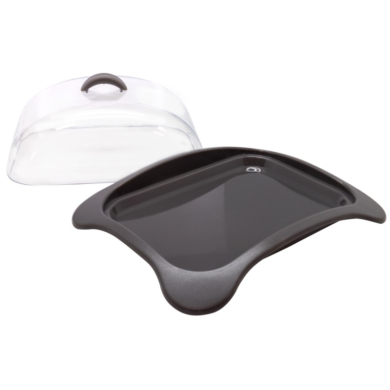 nerthus kitchenware Mantequera con tapa Transparente