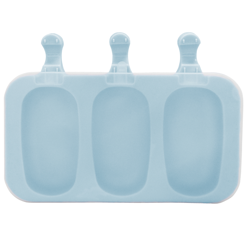 Nerthus Kitchenware Moldes De Silicona Para Helado Con 50 Palitos De Madera Azul