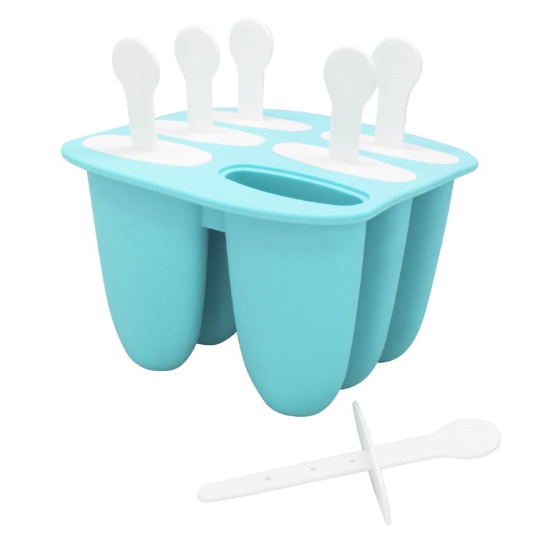 Nerthus Kitchenware Moldes De Silicona Para Helados Antiadherentes Reutilizables 6 Moldes Libre De BPA