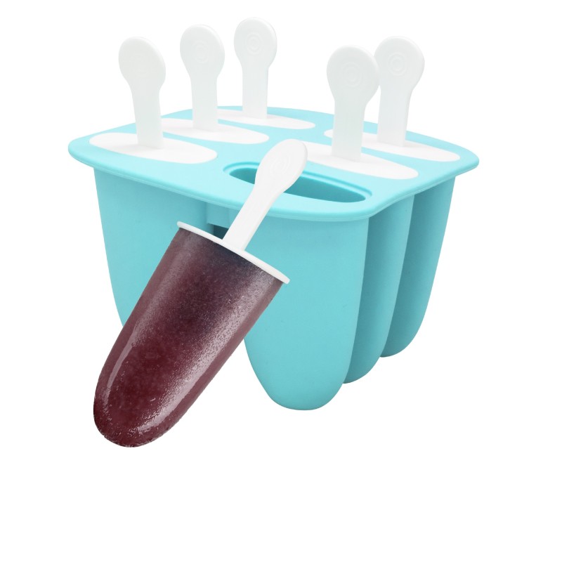 Nerthus Kitchenware Moldes De Silicona Para Helados Antiadherentes Reutilizables 6 Moldes Libre De BPA