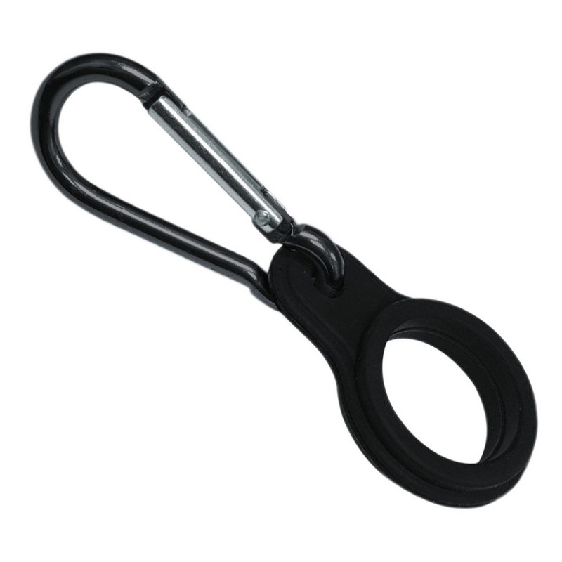 Nerthus Kitchenware Mosquetón Llavero De Silicona Color Negro