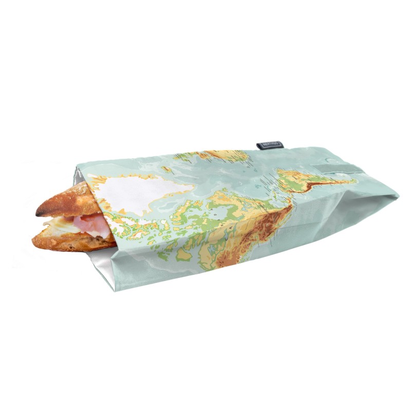 nerthus kitchenware Bolsa bocadillo mapa
