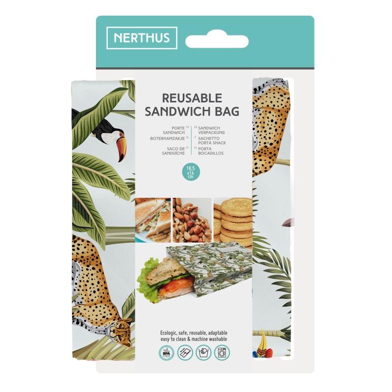 Nerthus Kitchenware Bolsa Sandwich Jungla