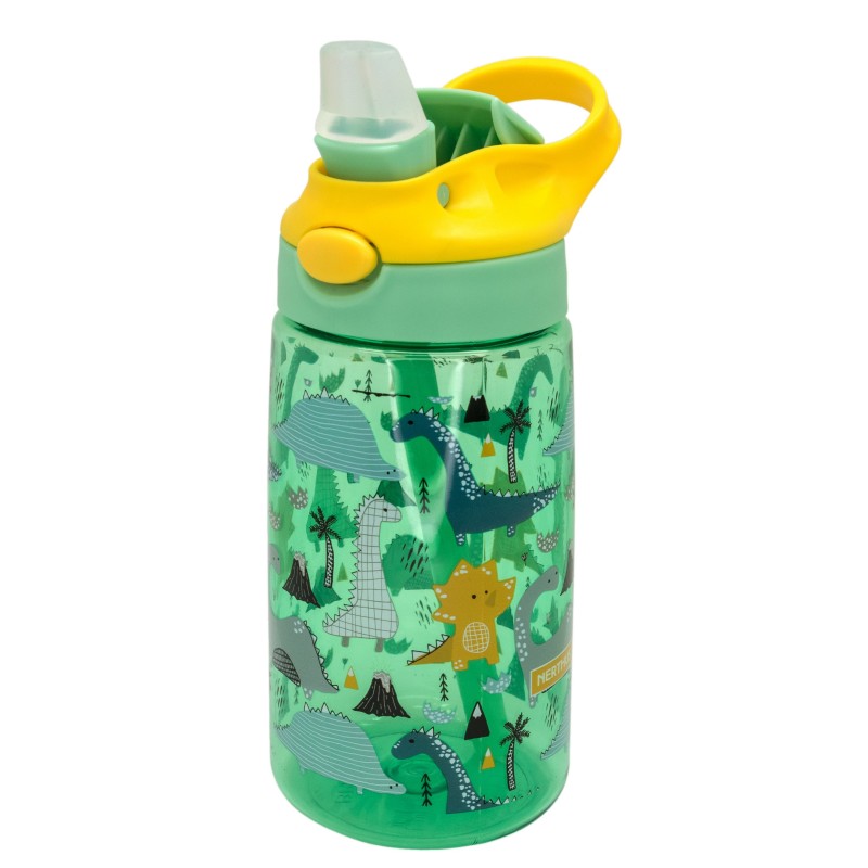 Nerthus Kitchenware Botella Kids Tritan Dinos