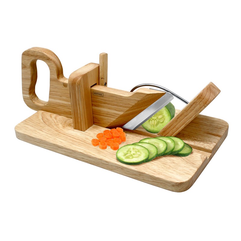 Nerthus Kitchenware Corta Embutidos De Madera