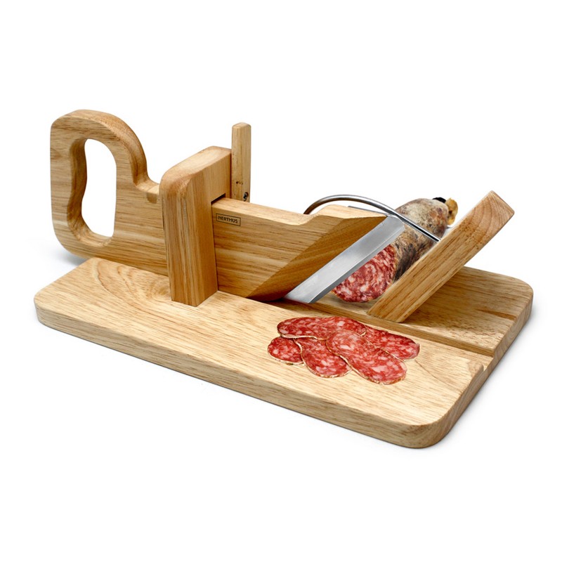 nerthus kitchenware Corta Embutidos De Madera