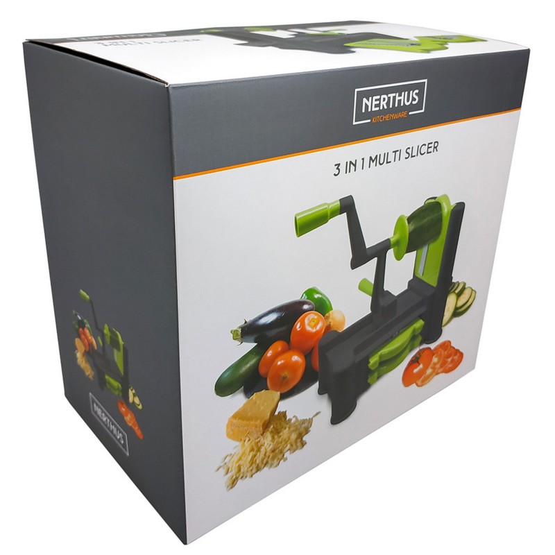 Nerthus Kitchenware Cortador De Verduras 3 En 1