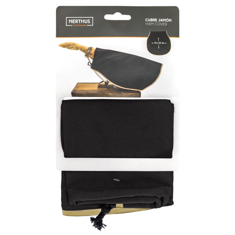 Nerthus Kitchenware Cubre Jamones Negro