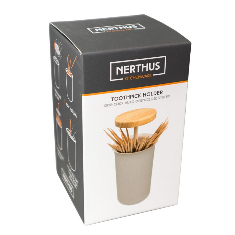 Nerthus Kitchenware Dispensador De Palillo Push & Up