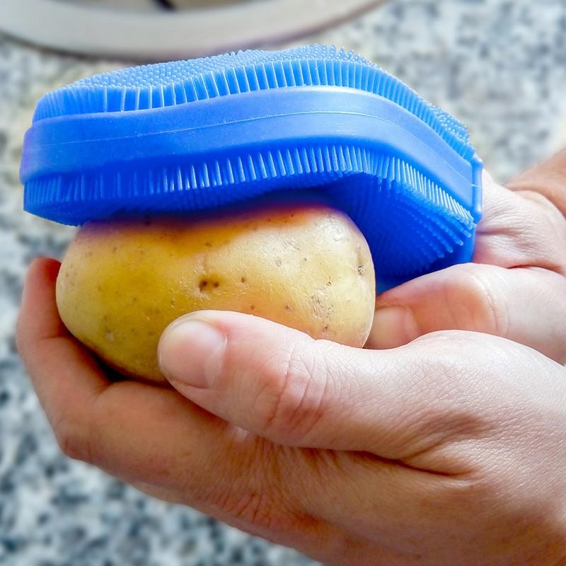 Nerthus Kitchenware Guante Estropajo Silicona