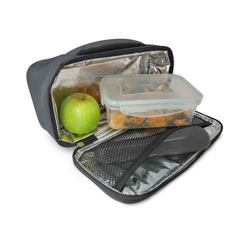 Nerthus Kitchenware Lunch Bag Gris Rectangular