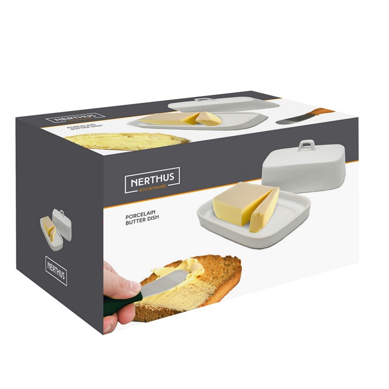 Nerthus Kitchenware Mantequera De Porcelana
